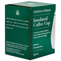 Faithful to Nature Insulated Coffee Cup